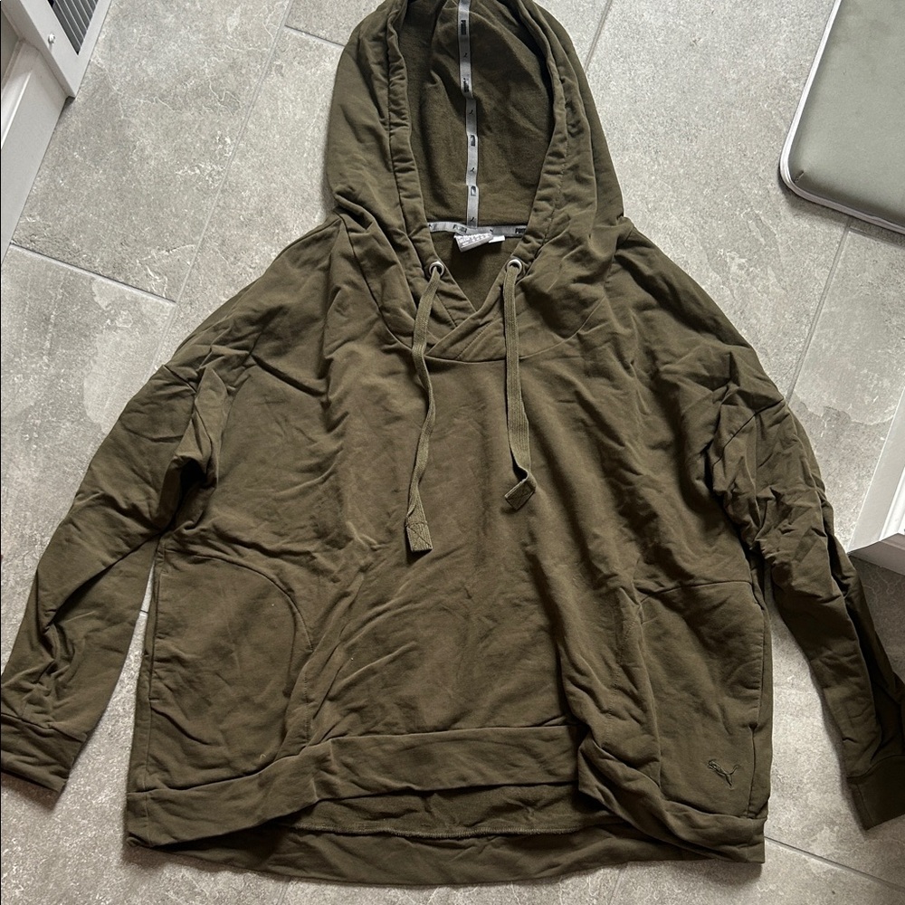 Puma Khaki Hoodie